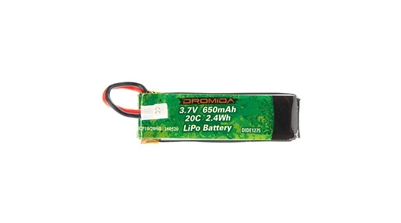 Dromida 3.7V 650mAh 1S LiPo: Hovershot 120 FPV