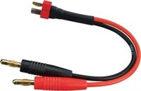 Duratrax Charge Lead Banana Plugs To Deans Ultra Plug Male