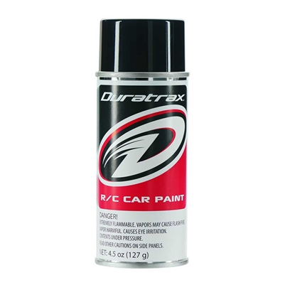 Duratrax PC250 Basic Black Polycarb Spray Paint, 4.5oz