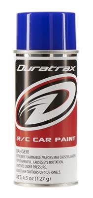 Duratrax PC252 Blue Flash Polycarb Spray Paint, 4.5oz