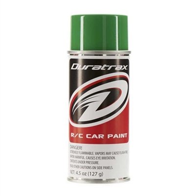 Duratrax PC258 Rally Green Polycarb Spray Paint, 4.5oz