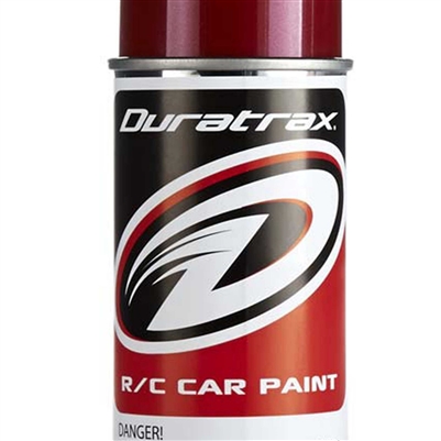 Duratrax PC264 Metallic Red Polycarb Spray Paint, 4.5oz