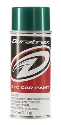 Duratrax PC266 Metallic Green Polycarb Spray Paint, 4.5oz