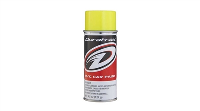 Duratrax PC279 Fluorescent Yellow Polycarb Spray Paint, 4.5oz