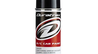 Duratrax PC280 Metallic Black Polycarb Spray Paint, 4.5oz