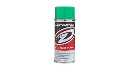 Duratrax PC281 Fluorescent Green Polycarb Spray Paint, 4.5oz