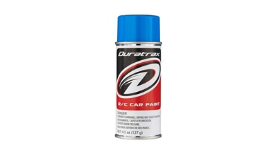 Duratrax PC282 Fluorescent Blue Polycarb Spray Paint, 4.5oz