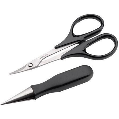 Dubro Curved Lexan Scissors and Body Reamer Set