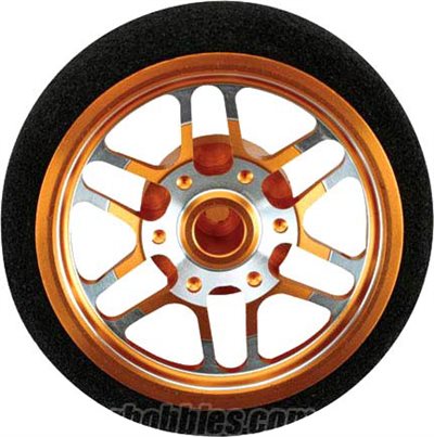 Dynamite Custom Steering Wheel-Spektrum DX3S, Orange Bbs, Aluminum