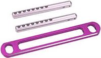 Dynamite Maxx Front Body Mount Set, Purple Aluminum