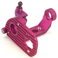 Dynamite Micro RS4 Heatsink Motor Mount Purple Aluminum