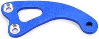 Dynamite Nitro TC3 Front Left Chassis Brace, Blue Aluminum