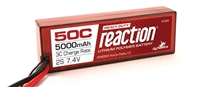 Dynamite Reaction HD 7.4V 5000mAh 50C 2S Hardcase LiPo Battery with EC5 connector