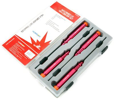 Dynamite US Machined Hex Driver Set (4 Pieces)