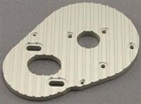 East End Machining Blitz Heatsink Motor Plate, Silver Aluminum