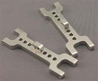 East End Machining Blitz Heavy Duty Front A-Arms, Silver Aluminum
