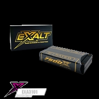 Exalt X-Rated 7500 mAh 1S Lipo Battery 135C, 5mm bullets