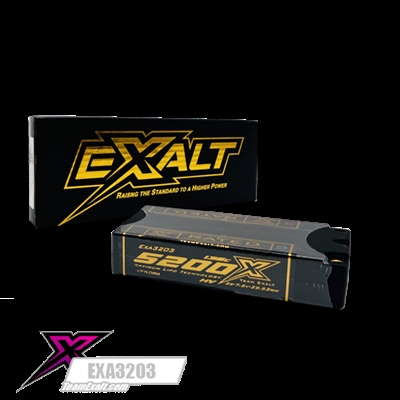 Exalt X-Rated 5200 mAh 2S Lipo Battery 50C, deans conn.