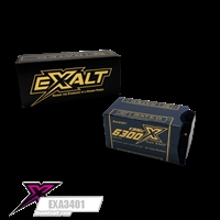 Exalt X-Rated 6300 mAh 4S Shorty Lipo Battery 135C, 5mm bullets