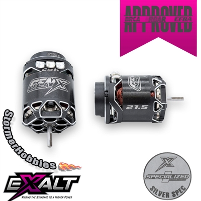 Exalt Gen-X Silver Spec Brushless Motor, 21.5 turn