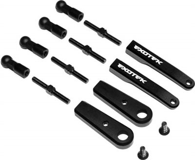 Exotek Racing F104 Adjustable Front Arm Set