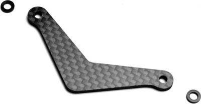 Exotek Racing RB6 Mid Motor Saddle Pack Brace, CaRBon