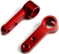 Exotek Racing RB6 Steering Bellcrank Set, Red Aluminum