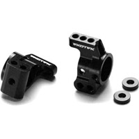 Exotek Racing XB4 Aluminum Rear Hub Carrier Set, Black Anodized