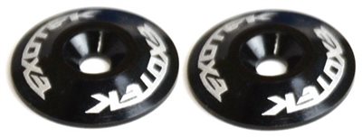 Exotek Racing Aluminum Wing Buttons, Black (2)