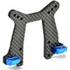 Exotek Racing B5 Carbon Front Shock Tower For Flat Arms, Blue