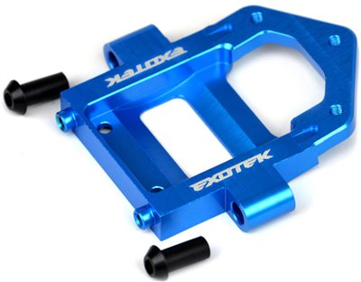 Exotek Racing B44.3 Front Bulkhead, Blue Aluminum