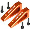 Exotek Racing D413 Aluminum Wing Mounts, Orange (2)