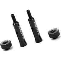 Exotek Racing Cougar/Cat Twist Nut Lipo Battery Post Set, Black (2)