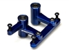 Exotek Slash Pro Steering Set, blue aluminum