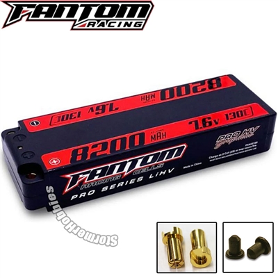 .Fantom 8200mAh HV Pro Series Lipo Battery 2S 7.6V 130C