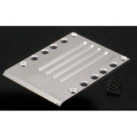 Fast Lane Machine E-Maxx (3905) Center Skid Plate, Aluminum