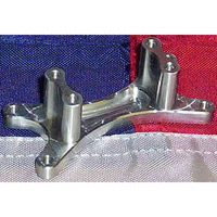 Fast Lane Machine T-Maxx 2.5/3.3 Engine Mount, Silver Aluminum