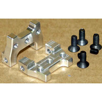 Fast Lane Machine Nitro Rustler 1 Degree Rear Arm Mounts, Aluminum (2)