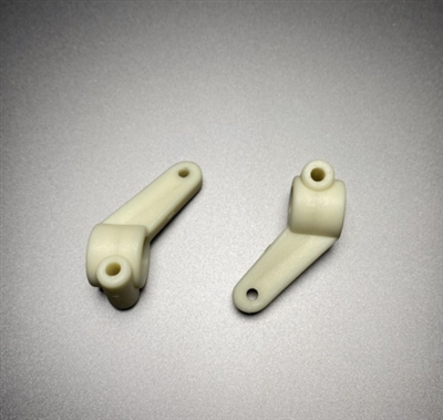 Fan RC RC10 Rear Hub Carriers, 0 Toe worlds white