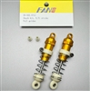 Fan RC RC10 Front Shock Set .71 Stroke, gold cap