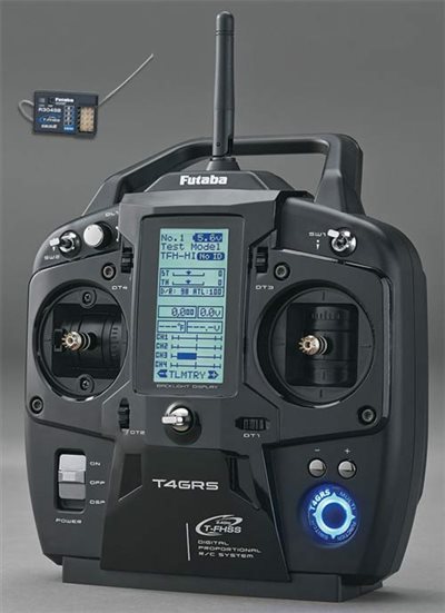 Futaba 4grs 4-Channel 2.4ghz T-Fhss 2-Stick Radio System