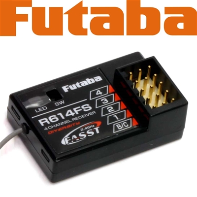 Futaba 2.4 Ghz Fasst R614fs Receiver For 4pks