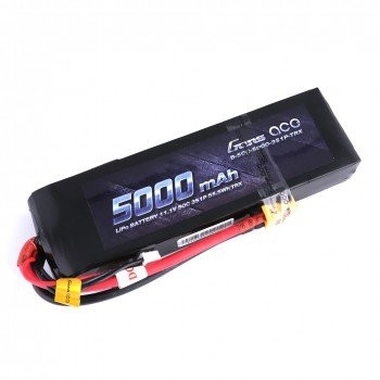 Gens Ace 5000mAh 50C 11.1V 3S Lipo Battery with XT60 connector