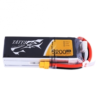 Gens Ace Tattu 14.8V 5200mAh 4s 15C Lipo Battery Pack with XT60 Plug
