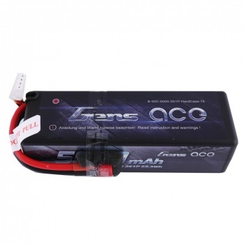 Gens Ace 5000mAh 50C 11.1V 3S Lipo Battery with WSDeans connector