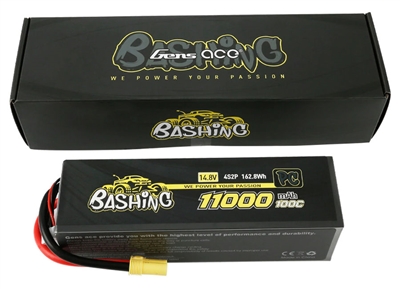 Gens Ace Bashing Pro 11000mAh 4S 100C 14.8V Lipo Battery Pack, EC5