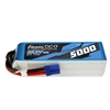 Gens Ace 5000mAh 6s 45C 22.2V Lipo Battery Pack with EC5 Plug