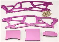 Golden Horizon Savage Chassis Side Plates With Center Skids, Purple