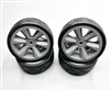 Gravity RC USGT Belted Spec Tires mounted on Grey Edge Rims (4)