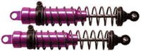 Hot Bodies Maxx Shocks, Purple Aluminum, One Pair With Springs